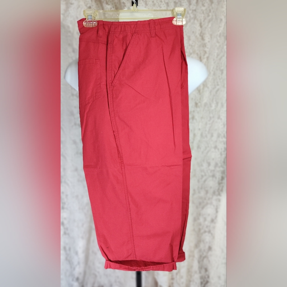 Caribbean Joe Red Chinos Lightweight Casual Pants nwot